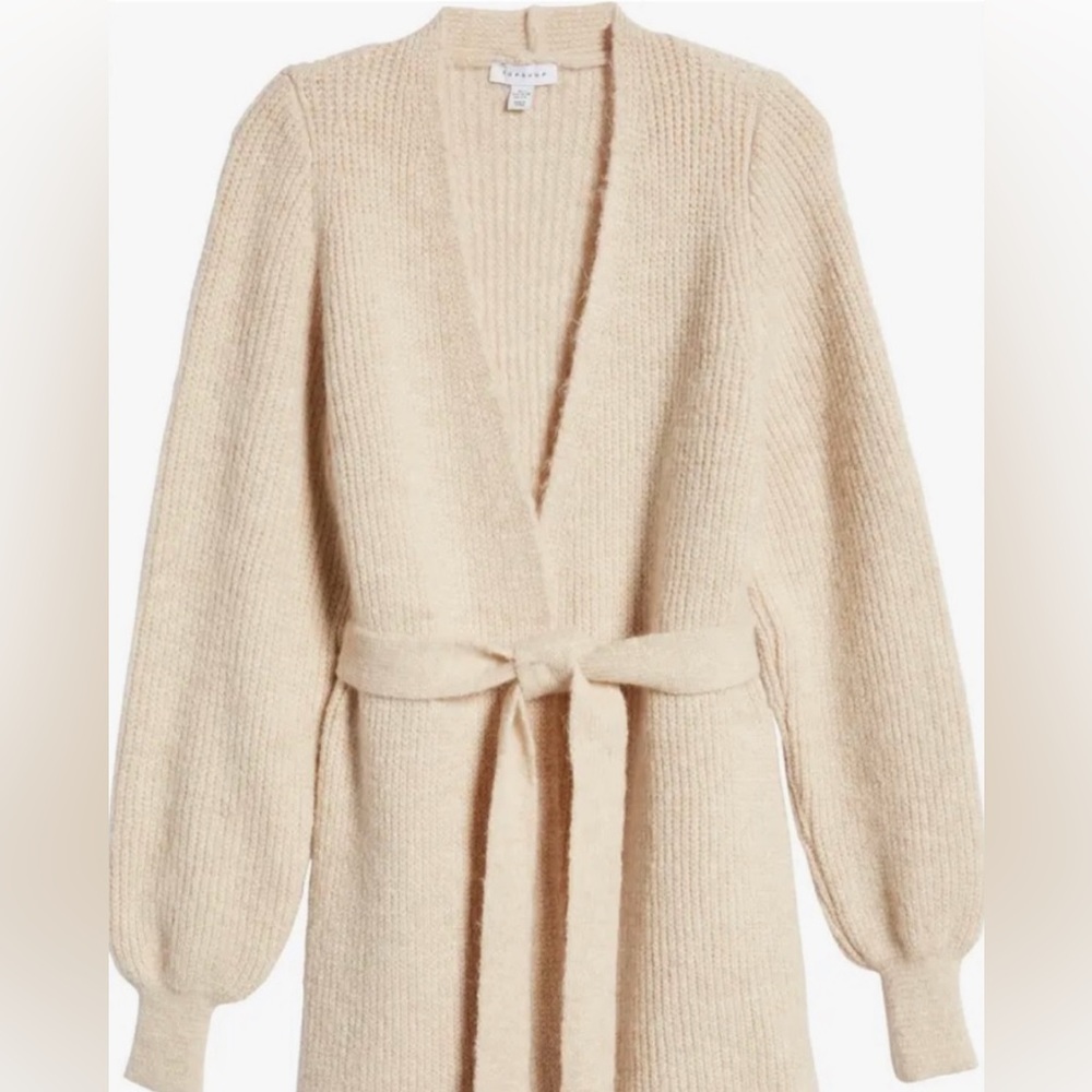 NWT Topshop Beige Cardigan Size 4-6 (Small)